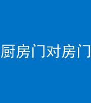 迪庆阴阳风水化煞九十五——厨房门对房门